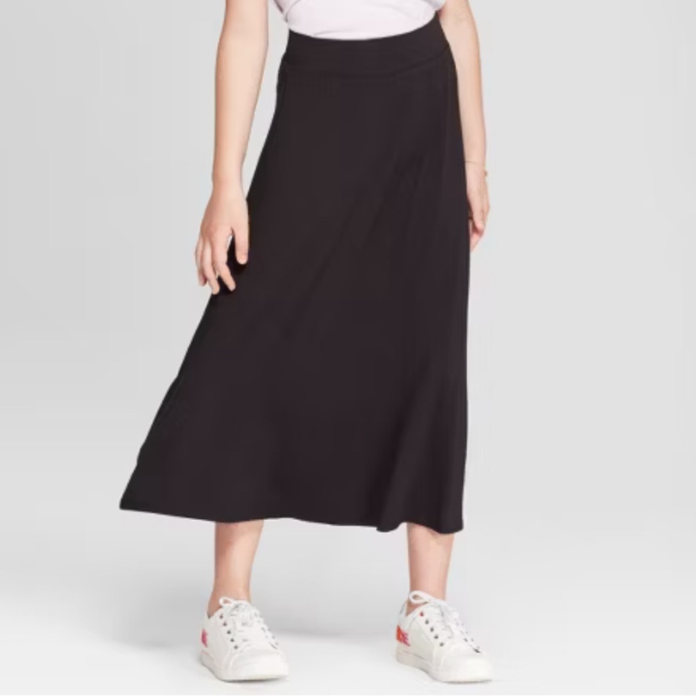 Cat & Jack Black Maxi Skirt - Size M (7/8)